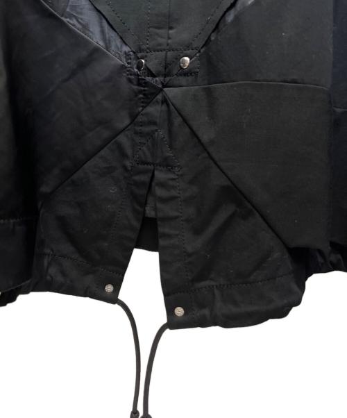 sacai（サカイ）sacai (サカイ) Hank Willis Thomas／ Solid Mix Coat ブラック サイズ:1の古着・服飾アイテム