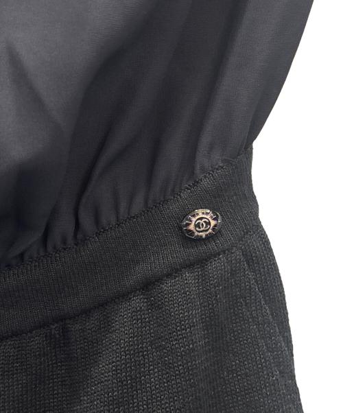 CHANEL（シャネル）CHANEL (シャネル) オールインワン ブラック サイズ:34の古着・服飾アイテム