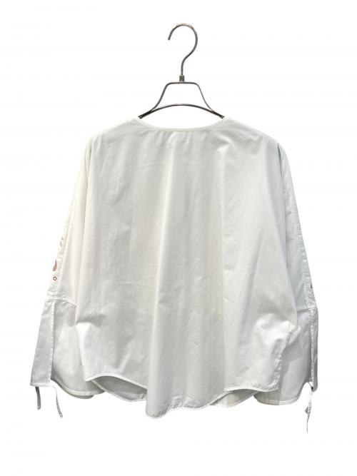 HERMES（エルメス）HERMES (エルメス) ビーチシャツ ホワイト サイズ:34の古着・服飾アイテム
