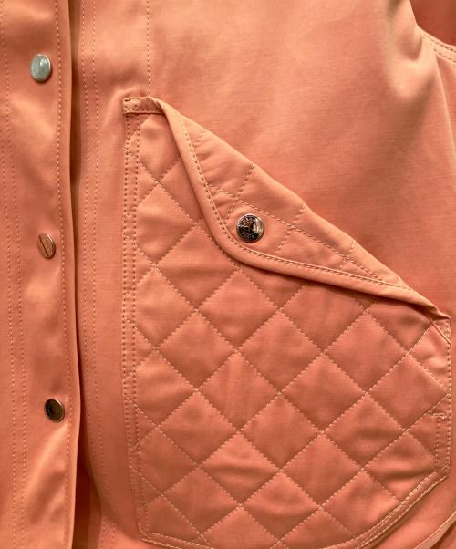 HERMES（エルメス）HERMES (エルメス) Collarless Jacket with Sellier Buttons セリエボタン ノーカラージャケット/5E0163DQ ピンク サイズ:34の古着・服飾アイテム