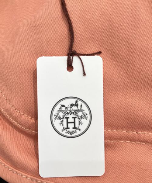 HERMES（エルメス）HERMES (エルメス) Collarless Jacket with Sellier Buttons セリエボタン ノーカラージャケット/5E0163DQ ピンク サイズ:34の古着・服飾アイテム
