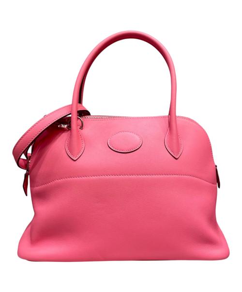 HERMES（エルメス）HERMES (エルメス) ボリード 27/ヴォースイフト/ローズアザレ/A刻印：2017年/シルバー金具 ローズアザレ サイズ:27の古着・服飾アイテム