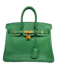 HERMES（エルメス）の古着「バーキン25/ゴールド金具/ヴォースイフト/バンブー/D刻印：2019年」｜バンブー