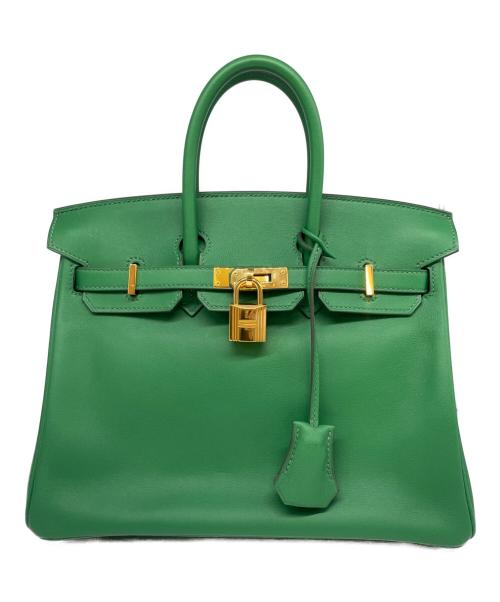 HERMES（エルメス）HERMES (エルメス) バーキン25/ゴールド金具/ヴォースイフト/バンブー/D刻印：2019年 バンブー サイズ:25の古着・服飾アイテム
