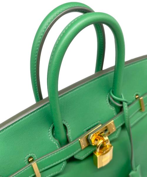 HERMES（エルメス）HERMES (エルメス) バーキン25/ゴールド金具/ヴォースイフト/バンブー/D刻印：2019年 バンブー サイズ:25の古着・服飾アイテム