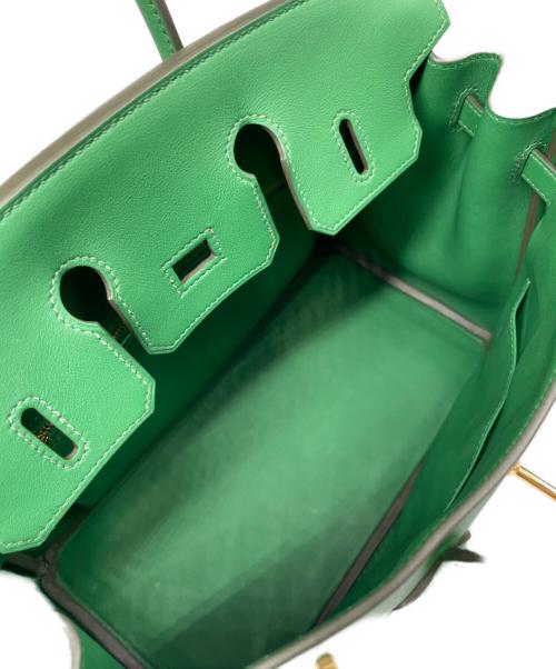 HERMES（エルメス）HERMES (エルメス) バーキン25/ゴールド金具/ヴォースイフト/バンブー/D刻印：2019年 バンブー サイズ:25の古着・服飾アイテム