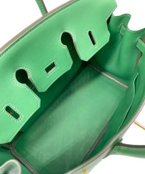 HERMES（エルメス）HERMES (エルメス) バーキン25/ゴールド金具/ヴォースイフト/バンブー/D刻印：2019年 バンブー サイズ:25の古着・服飾アイテム