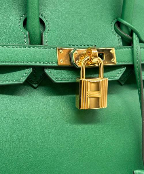 HERMES（エルメス）HERMES (エルメス) バーキン25/ゴールド金具/ヴォースイフト/バンブー/D刻印：2019年 バンブー サイズ:25の古着・服飾アイテム