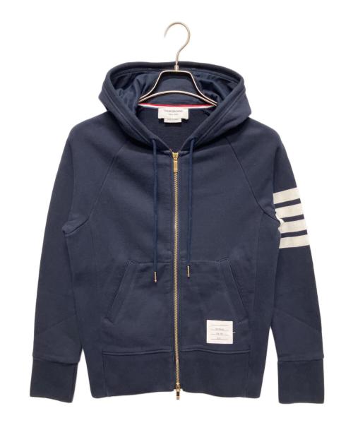 Thom Browne（トムブラウン）Thom Browne (トムブラウン) 4BAR クラシック ジップパーカー ネイビー サイズ:2の古着・服飾アイテム