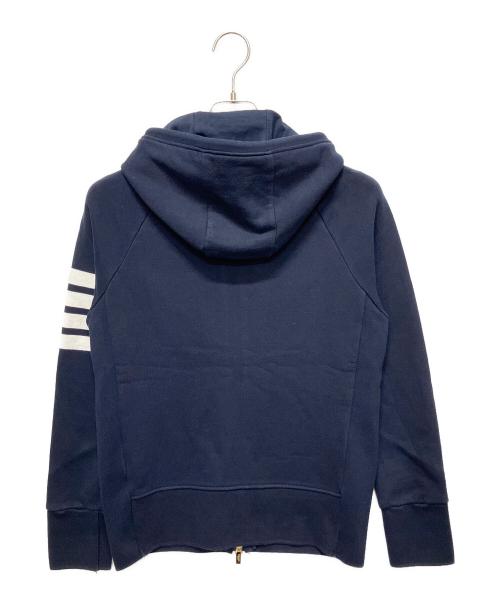 Thom Browne（トムブラウン）Thom Browne (トムブラウン) 4BAR クラシック ジップパーカー ネイビー サイズ:2の古着・服飾アイテム