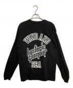 Hysteric Glamour×WIND AND SEAヒステリックグラマー×ウィンダンシー）の古着「ロングスリーブTシャツ」｜ブラック