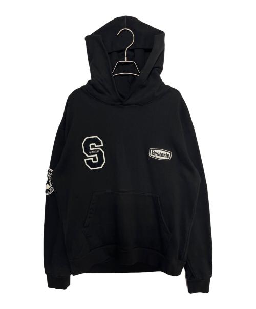 Hysteric Glamour（ヒステリックグラマー）Hysteric Glamour (ヒステリックグラマー) WIND AND SEA (ウィンダンシー) パーカー ブラック サイズ:Lの古着・服飾アイテム