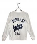 Hysteric Glamour×WIND AND SEAヒステリックグラマー×ウィンダンシー）の古着「長袖Tシャツ」｜ホワイト
