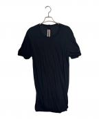 RICK OWENSリックオウエンス）の古着「Double Short-Sleeve T-Shirt」｜ブラック