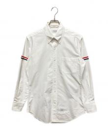 Thom Browne（トムブラウン）の古着「アームバンドオックスフォードシャツ/ボタンダウンシャツ」｜ホワイト