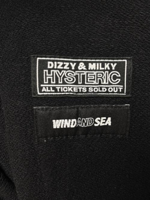 Hysteric Glamour（ヒステリックグラマー）Hysteric Glamour (ヒステリックグラマー) WIND AND SEA (ウィンダンシー) スウェットパンツ ブラック サイズ:Mの古着・服飾アイテム