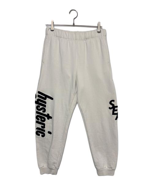 Hysteric Glamour（ヒステリックグラマー）Hysteric Glamour (ヒステリックグラマー) WIND AND SEA (ウィンダンシー) スウェットパンツ ホワイト サイズ:Sの古着・服飾アイテム