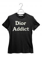 Christian Diorクリスチャン ディオール）の古着「Dior Adict/Tシャツ/7A23503T1428」｜ブラック