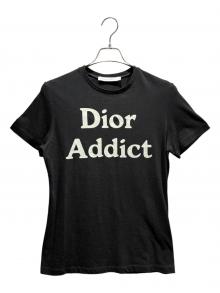 Christian Dior（クリスチャン ディオール）の古着「Dior Adict/Tシャツ/7A23503T1428」｜ブラック