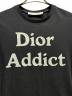 中古・古着 Christian Dior (クリスチャン ディオール) Dior Adict/Tシャツ/7A23503T1428 ブラック サイズ:S：40000円