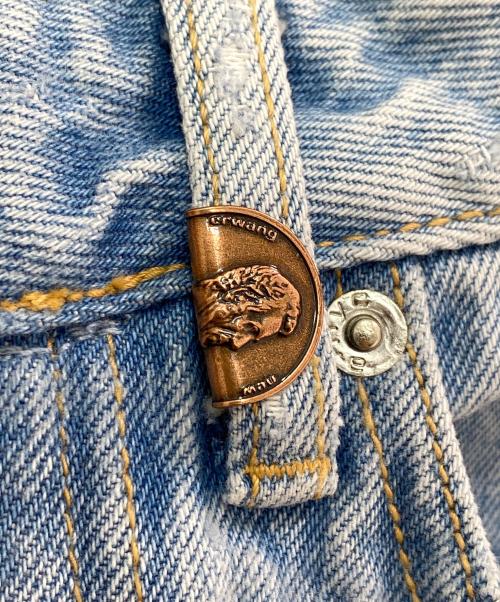 ALEXANDER WANG（アレキサンダー・ワン）ALEXANDER WANG (アレキサンダー・ワン) デニムショートパンツ スカイブルー サイズ:26の古着・服飾アイテム