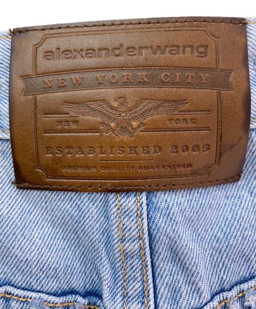 ALEXANDER WANG（アレキサンダー・ワン）ALEXANDER WANG (アレキサンダー・ワン) デニムショートパンツ スカイブルー サイズ:26の古着・服飾アイテム