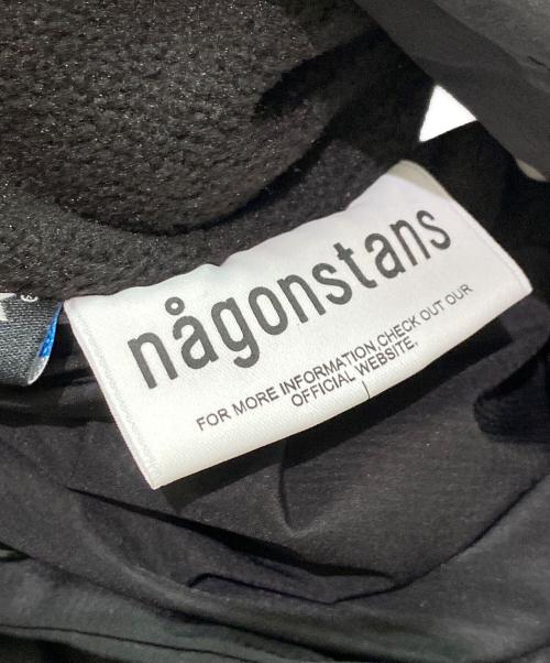 nagonstans（ナゴンスタンス）nagonstans (ナゴンスタンス) ダウンマフラー ブラックの古着・服飾アイテム