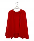 MYLANマイラン）の古着「Wool Cashmere Cape Knit」｜レッド