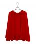 MYLAN（マイラン）の古着「Wool Cashmere Cape Knit」｜レッド