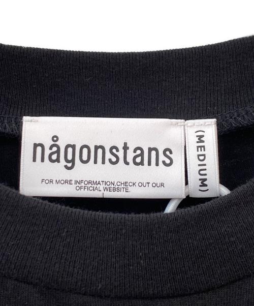 nagonstans（ナゴンスタンス）nagonstans (ナゴンスタンス) shirt combination t-shirt ホワイト×ブラック サイズ:Mの古着・服飾アイテム