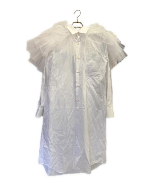 COMME des GARCONS（コムデギャルソン）COMME des GARCONS (コムデギャルソン) シャツワンピース ホワイト サイズ:XSの古着・服飾アイテム