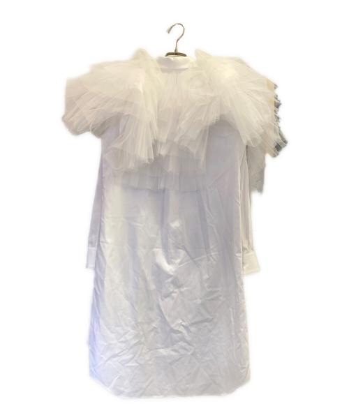 COMME des GARCONS（コムデギャルソン）COMME des GARCONS (コムデギャルソン) シャツワンピース ホワイト サイズ:XSの古着・服飾アイテム