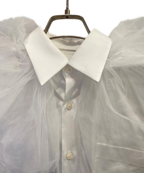 COMME des GARCONS（コムデギャルソン）COMME des GARCONS (コムデギャルソン) シャツワンピース ホワイト サイズ:XSの古着・服飾アイテム