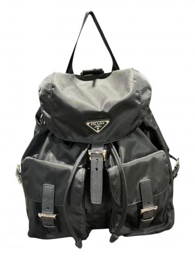 【正規品 / 中古】PRADAナイロンバックパックリュック プラダ 中古・古着通販】PRADA (プラダ) Re-Nylon バックパック ミディアム