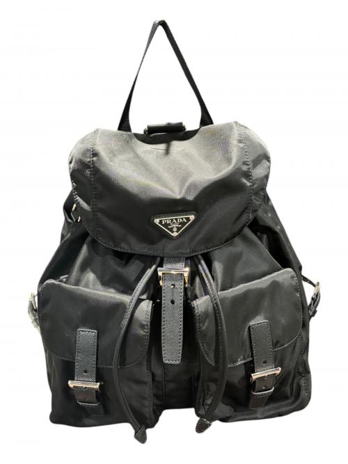 PRADA（プラダ）PRADA (プラダ) Re-Nylon バックパック　ミディアム/1BZ811 ブラック サイズ:ミディアム/mediumの古着・服飾アイテム