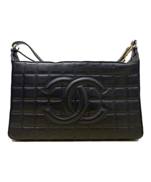 CHANEL（シャネル）CHANEL (シャネル) チョコバー/ショルダーバッグ ブラックの古着・服飾アイテム