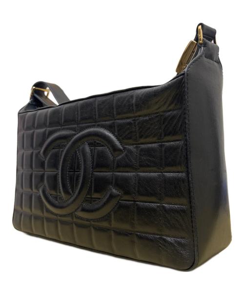 CHANEL（シャネル）CHANEL (シャネル) チョコバー/ショルダーバッグ ブラックの古着・服飾アイテム