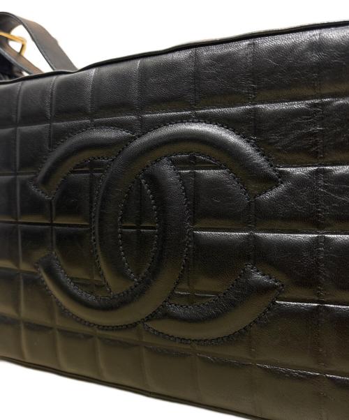 CHANEL（シャネル）CHANEL (シャネル) チョコバー/ショルダーバッグ ブラックの古着・服飾アイテム