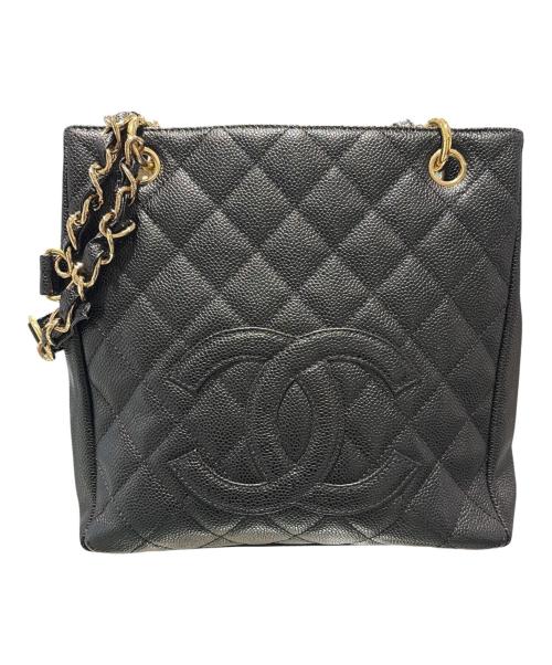 CHANEL（シャネル）CHANEL (シャネル) PSTトートバッグ ブラック サイズ:-の古着・服飾アイテム