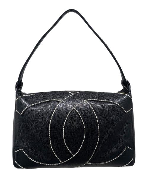 CHANEL（シャネル）CHANEL (シャネル) デカココワンショルダーバッグ ブラックの古着・服飾アイテム