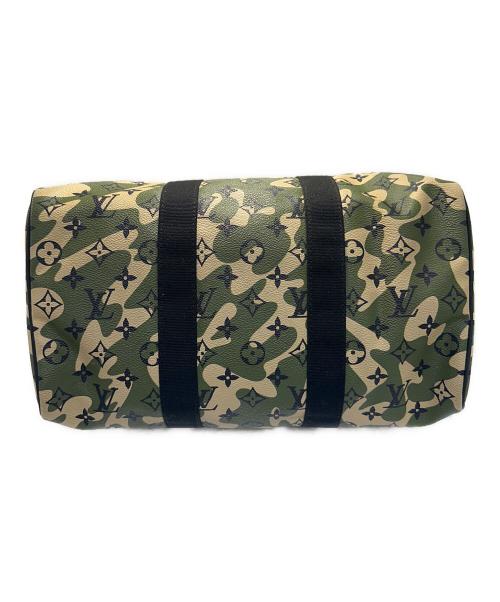 LOUIS VUITTON（ルイ ヴィトン）LOUIS VUITTON (ルイ ヴィトン) 村上隆 (ムラカミタカシ) Monogramouflage Speedy Boston Bag/モノグラモフラージュ スピーディ/ボストンバッグ/M95773 オリーブ サイズ:35の古着・服飾アイテム