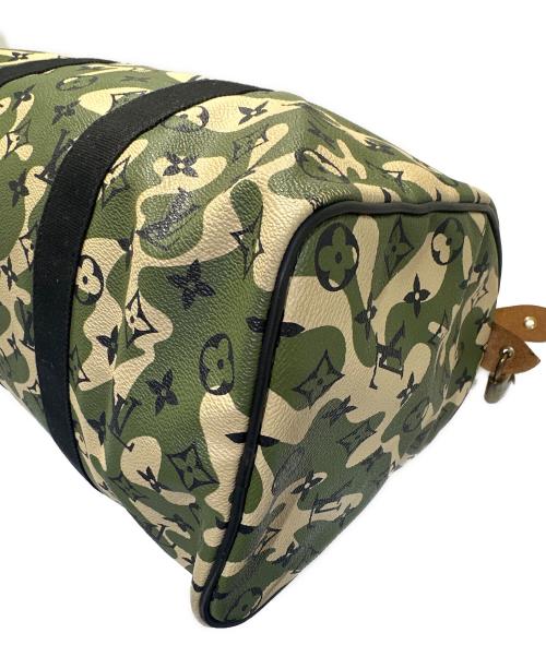 LOUIS VUITTON（ルイ ヴィトン）LOUIS VUITTON (ルイ ヴィトン) 村上隆 (ムラカミタカシ) Monogramouflage Speedy Boston Bag/モノグラモフラージュ スピーディ/ボストンバッグ/M95773 オリーブ サイズ:35の古着・服飾アイテム