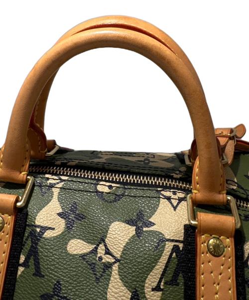 LOUIS VUITTON（ルイ ヴィトン）LOUIS VUITTON (ルイ ヴィトン) 村上隆 (ムラカミタカシ) Monogramouflage Speedy Boston Bag/モノグラモフラージュ スピーディ/ボストンバッグ/M95773 オリーブ サイズ:35の古着・服飾アイテム