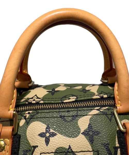 LOUIS VUITTON（ルイ ヴィトン）LOUIS VUITTON (ルイ ヴィトン) 村上隆 (ムラカミタカシ) Monogramouflage Speedy Boston Bag/モノグラモフラージュ スピーディ/ボストンバッグ/M95773 オリーブ サイズ:35の古着・服飾アイテム