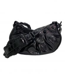 BALENCIAGA（バレンシアガ）の古着「エナメル ル カゴール/ショルダーバッグ」｜ブラック