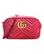 GUCCIグッチ）の古着「スモールカメラバッグ」｜レッド