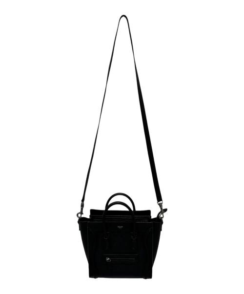 CELINE（セリーヌ）CELINE (セリーヌ) ラゲージ ナノショッパー ブラックの古着・服飾アイテム