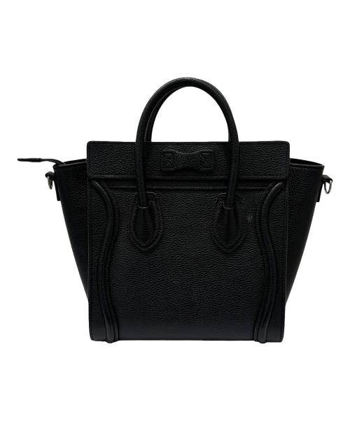 CELINE（セリーヌ）CELINE (セリーヌ) ラゲージ ナノショッパー ブラックの古着・服飾アイテム
