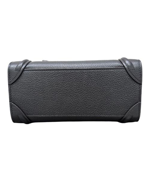 CELINE（セリーヌ）CELINE (セリーヌ) ラゲージ ナノショッパー ブラックの古着・服飾アイテム