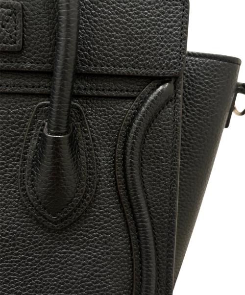 CELINE（セリーヌ）CELINE (セリーヌ) ラゲージ ナノショッパー ブラックの古着・服飾アイテム